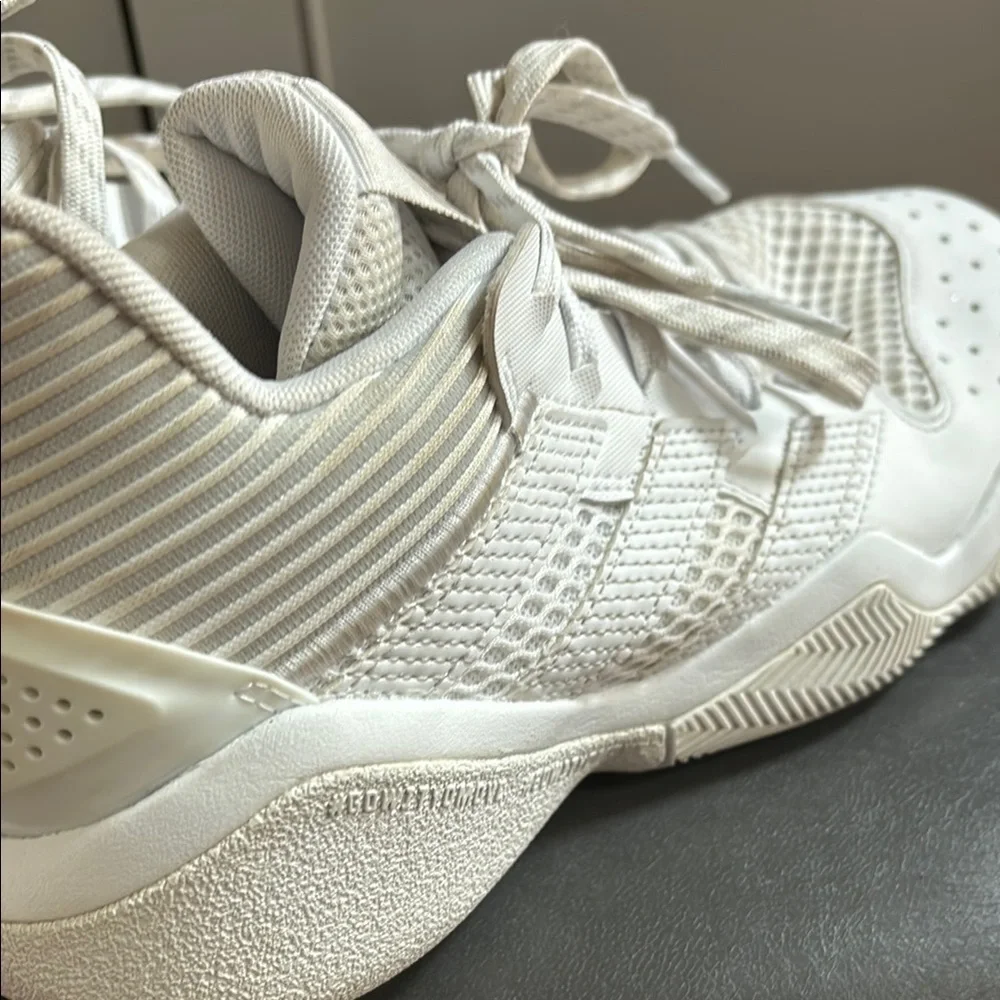 Adidas James Harden Stepback Basketball Shoes Mens Size 8 Cloud White Grey